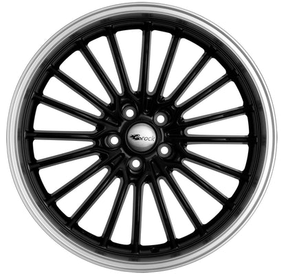 Brock / RC B24-GP Schwarz Glanz Horn Poliert (SGHP) Alufelge 8.5x19 Zoll ET35 LK 5x120 ML72.6 – Bild 4