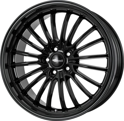 Brock B24 GP schwarz lackiert 8.5x19 ET40 - LK5/114.3 ML72.6
