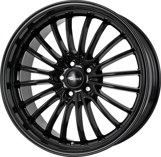 Brock B24 GP schwarz lackiert 8.5x19 ET40 - LK5/114.3 ML72.6