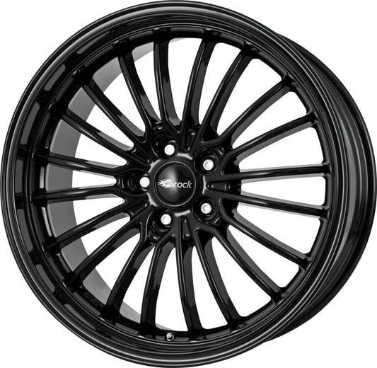Brock B24 GP schwarz lackiert Alufelge 9x20 Zoll ET43 LK 5x120 ML65.1
