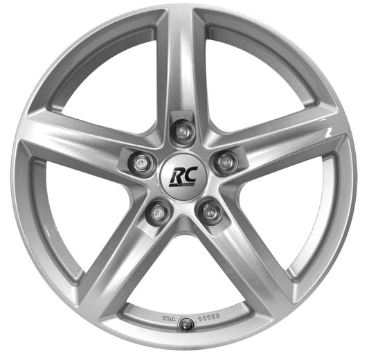 RC-Design RC24 kristallsilber lackiert 6x15 ET37.5 - LK4/108 ML63.4