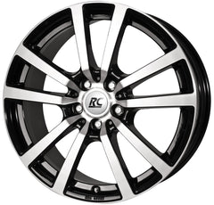 RC-Design RC25 schwarz front-poliert Alufelge 7.5x17 Zoll ET40 LK 5x118 ML71.1
