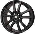 RC-Design RC25 schwarz-matt lackiert Alufelge 7.5x17 Zoll ET56 LK 5x112 ML66.6