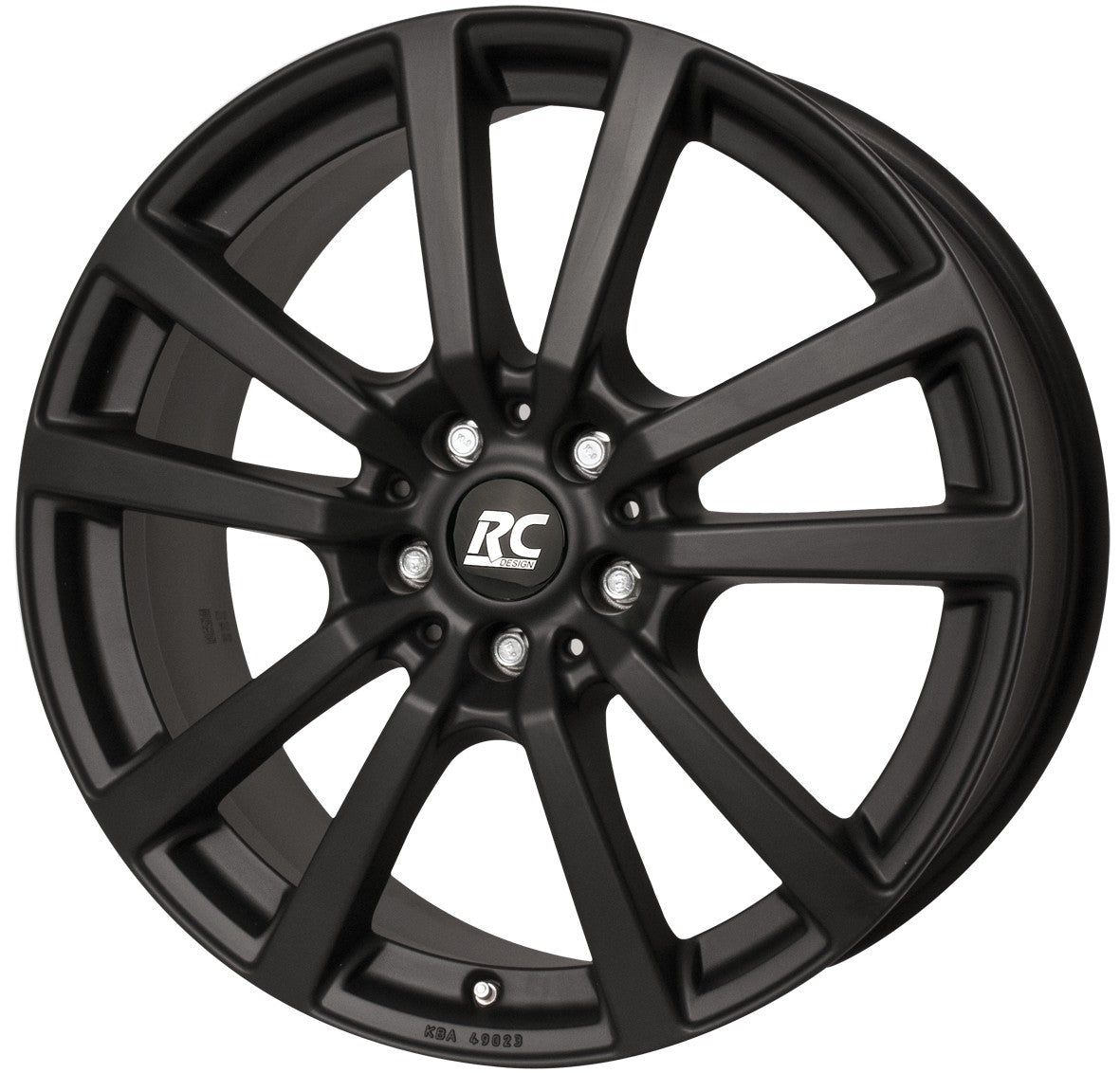 RC-Design RC25 schwarz-matt lackiert Alufelge