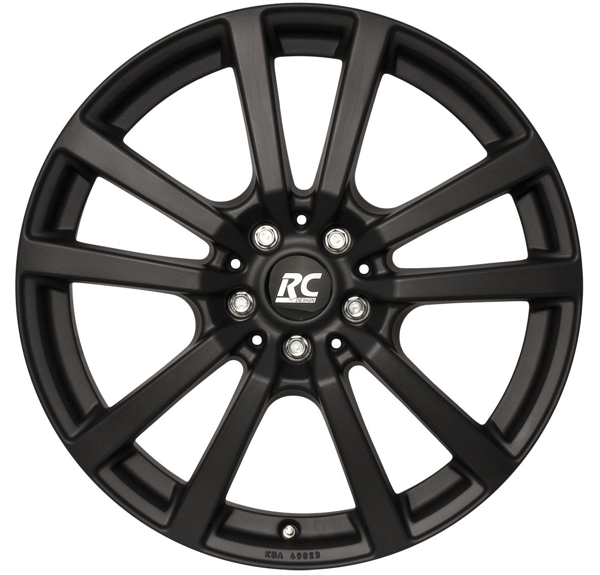 RC-Design RC25 schwarz-matt lackiert Alufelge – Bild 2