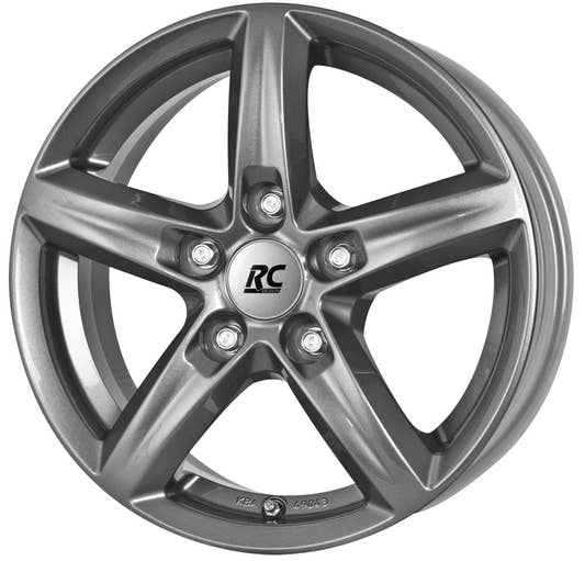 RC-Design RC24 titan-metallic lackiert 6.5x16 ET42 - LK5/112 ML57.1
