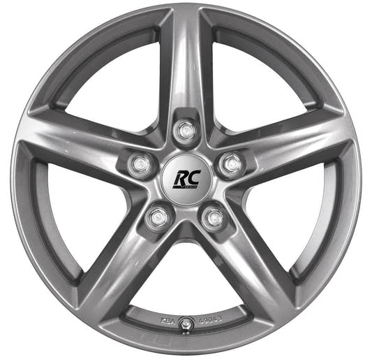 RC-Design RC24 titan-metallic lackiert 6.5x16 ET48 - LK5/114.3 ML72.6