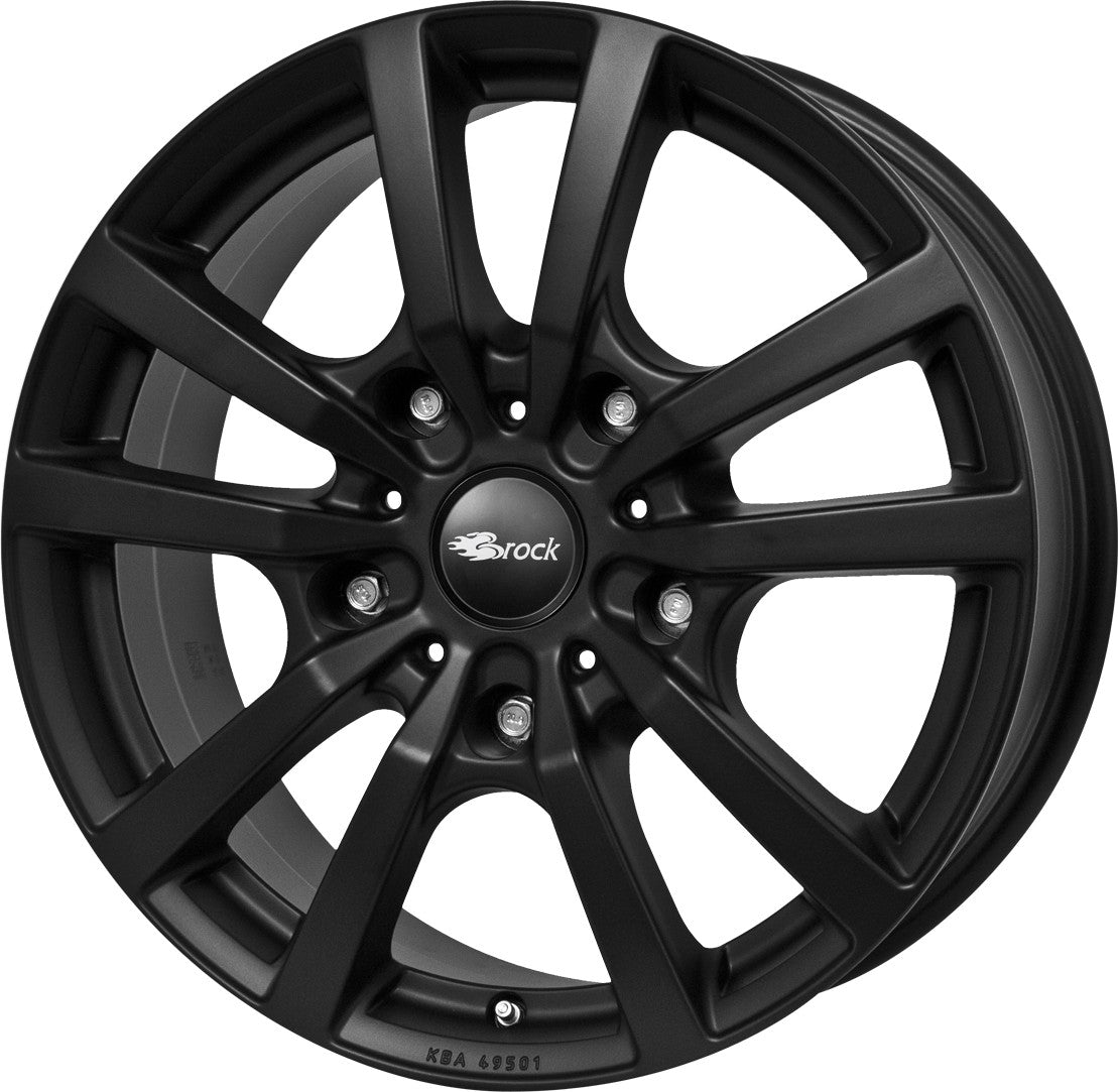 RC-Design RC25T schwarz-matt lackiert 7.5x18 ET45 - LK5/120 ML65.1