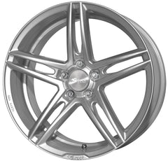 Brock B33 kristallsilber lackiert Alufelge 8x18 Zoll ET30 LK 5x120 ML72.6