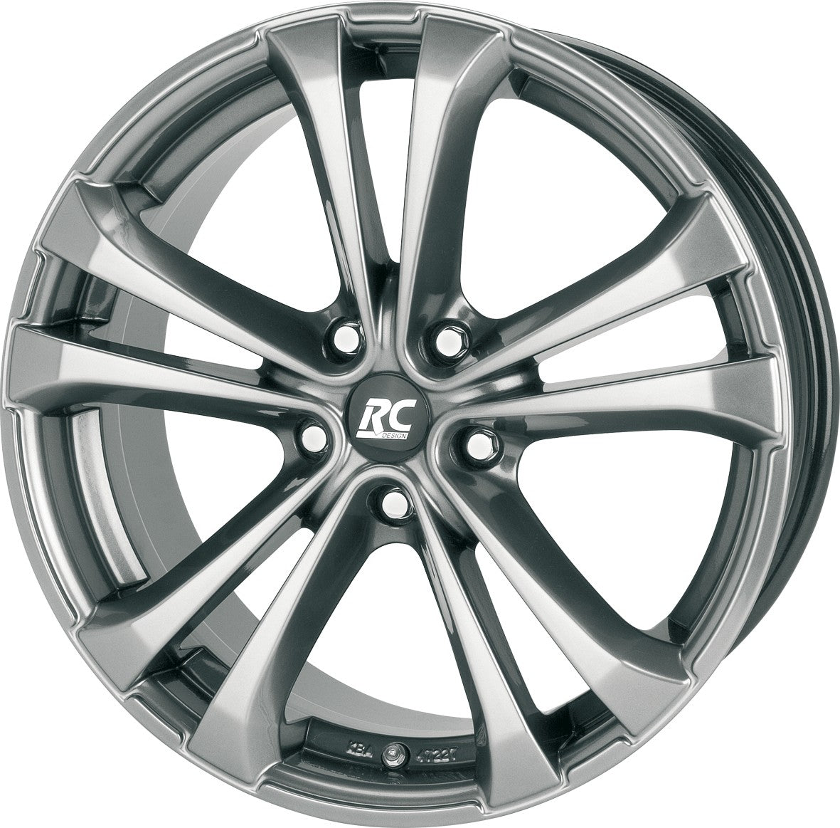 RC-Design RC17 chromsilber lackiert 8x18 ET38 - LK5/114.3 ML72.6