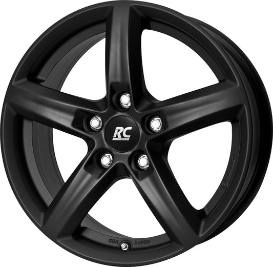 RC-Design RC24 schwarz-matt lackiert 6.5x16 ET39 - LK5/105 ML56.6