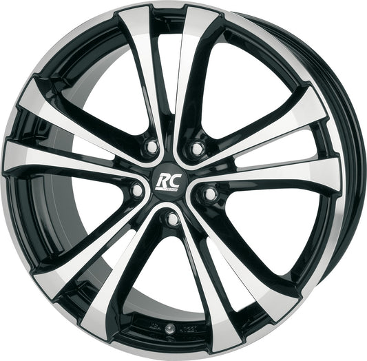 RC-Design RC17 schwarz front-poliert 8x19 ET35 - LK5/110 ML65.1
