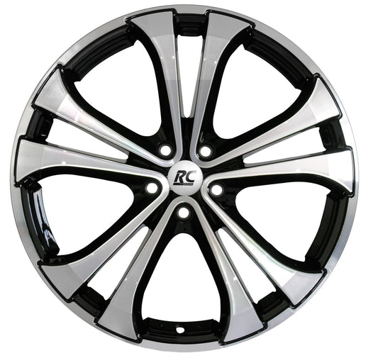 RC-Design RC17 schwarz front-poliert 8x19 ET35 - LK5/110 ML65.1