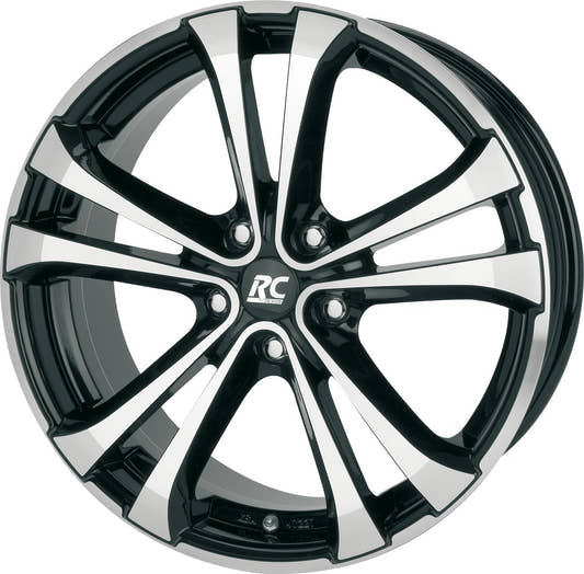 RC-Design RC17 schwarz front-poliert 7x16 ET45 - LK5/114.3 ML72.6