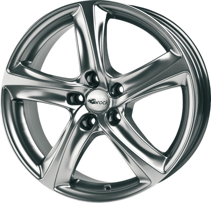 Brock / RC B25 Chromsilber (CSS) Alufelge 8x18 Zoll ET35 LK 5x112 ML66.6 – Bild 4