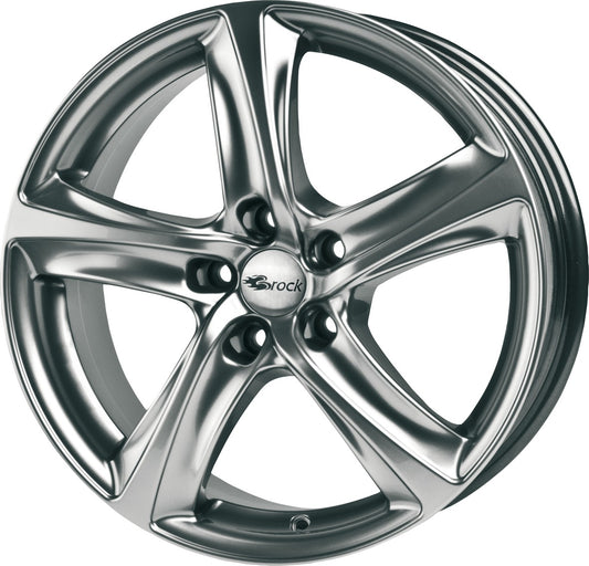 Brock B25 chromsilber lackiert 8x18 ET48 - LK5/114.3 ML72.6