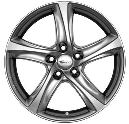 Brock B25 chromsilber lackiert 8x18 ET48 - LK5/114.3 ML72.6