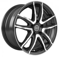 Proline PXV black polished Alufelge 6.5x16 Zoll ET45 LK 5x108 ML74.1
