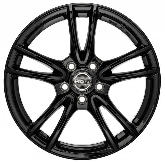 Proline CX300 black glossy 6.5x15 ET43 - LK5/114.3 ML74.1