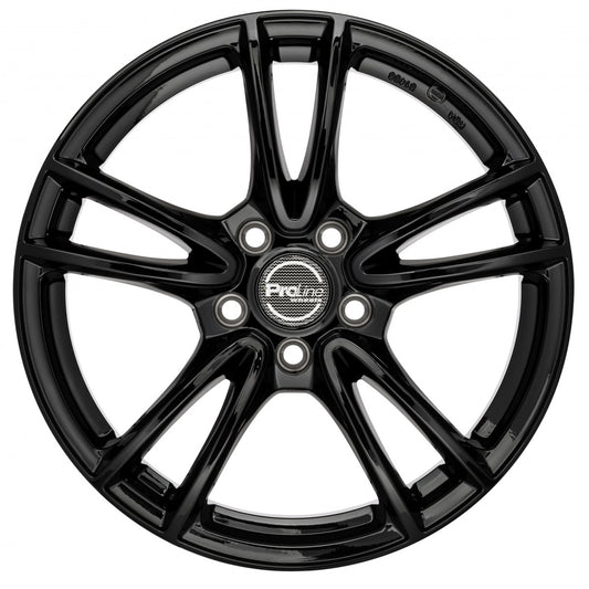 Proline CX300 black glossy 6.5x15 ET43 - LK5/114.3 ML74.1
