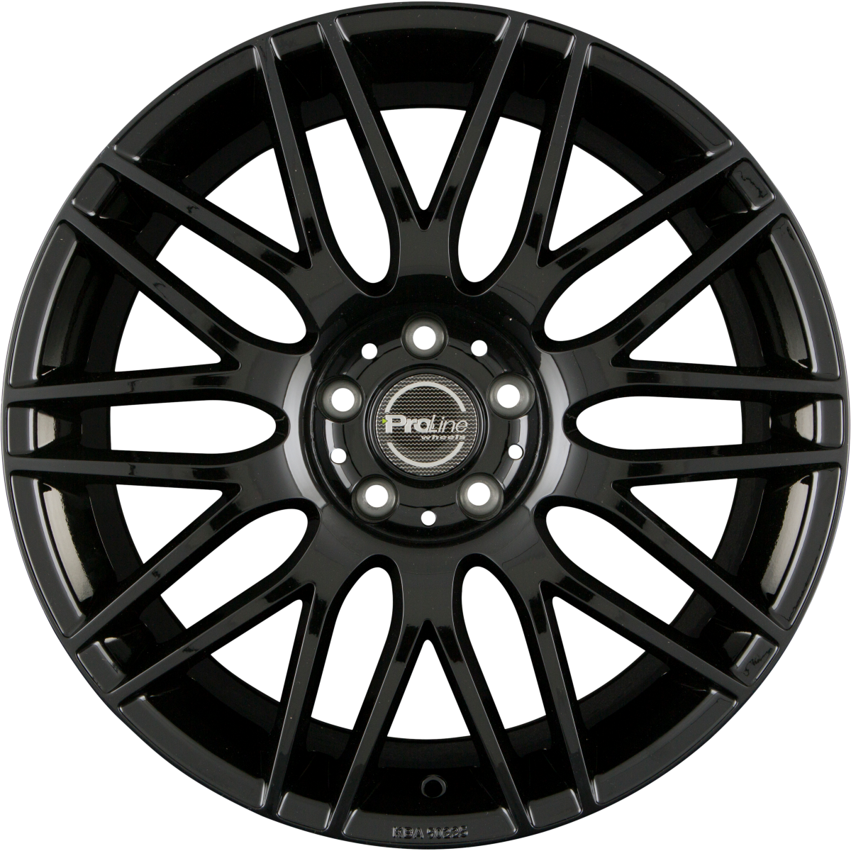 Proline PXK black glossy Alufelge 8x18 Zoll ET45 LK 5x114.3 ML74.1 – Bild 5