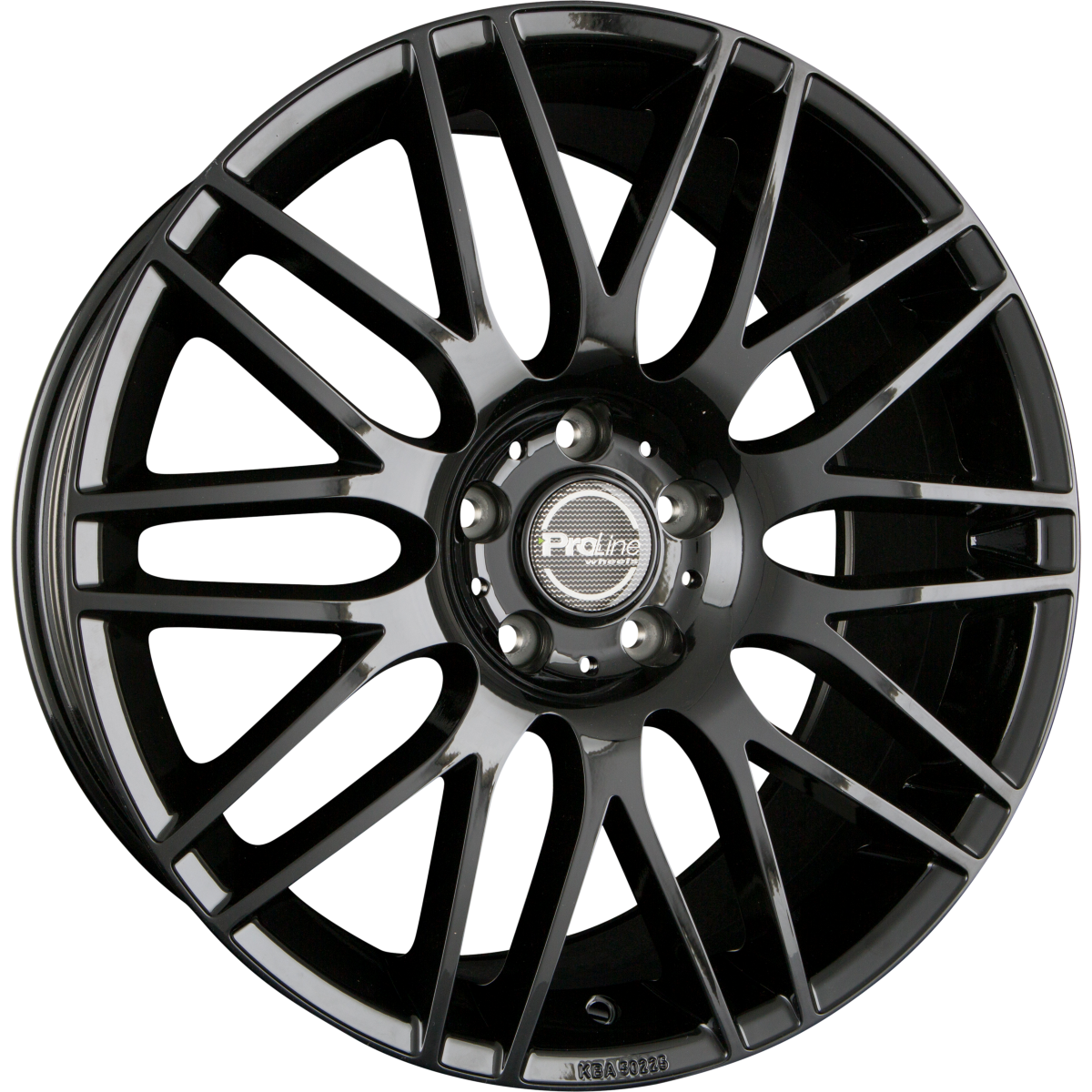 Proline PXK black glossy Alufelge 8x18 Zoll ET45 LK 5x114.3 ML74.1 – Bild 6