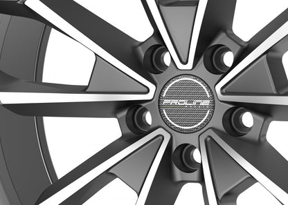 Proline PXM matt grey polished 8x18 ET48 - LK5/112 ML66.5