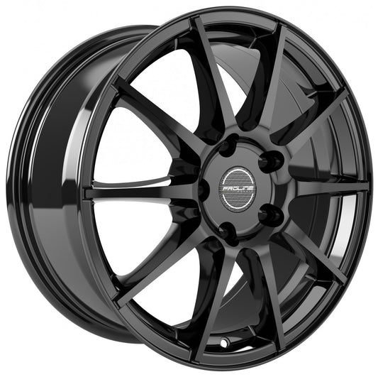 Proline UX100 black glossy 6.5x16 ET18 - LK4/108 ML65.1