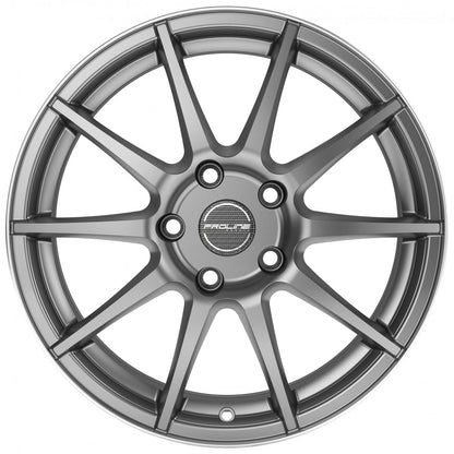 Proline UX100 grey rim polished 6.5x16 ET44 - LK5/100 ML63.3