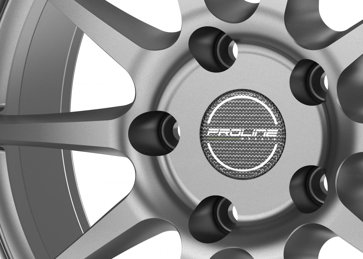 Proline UX100 grey rim polished 7.5x18 ET45 - LK5/120 ML72.6