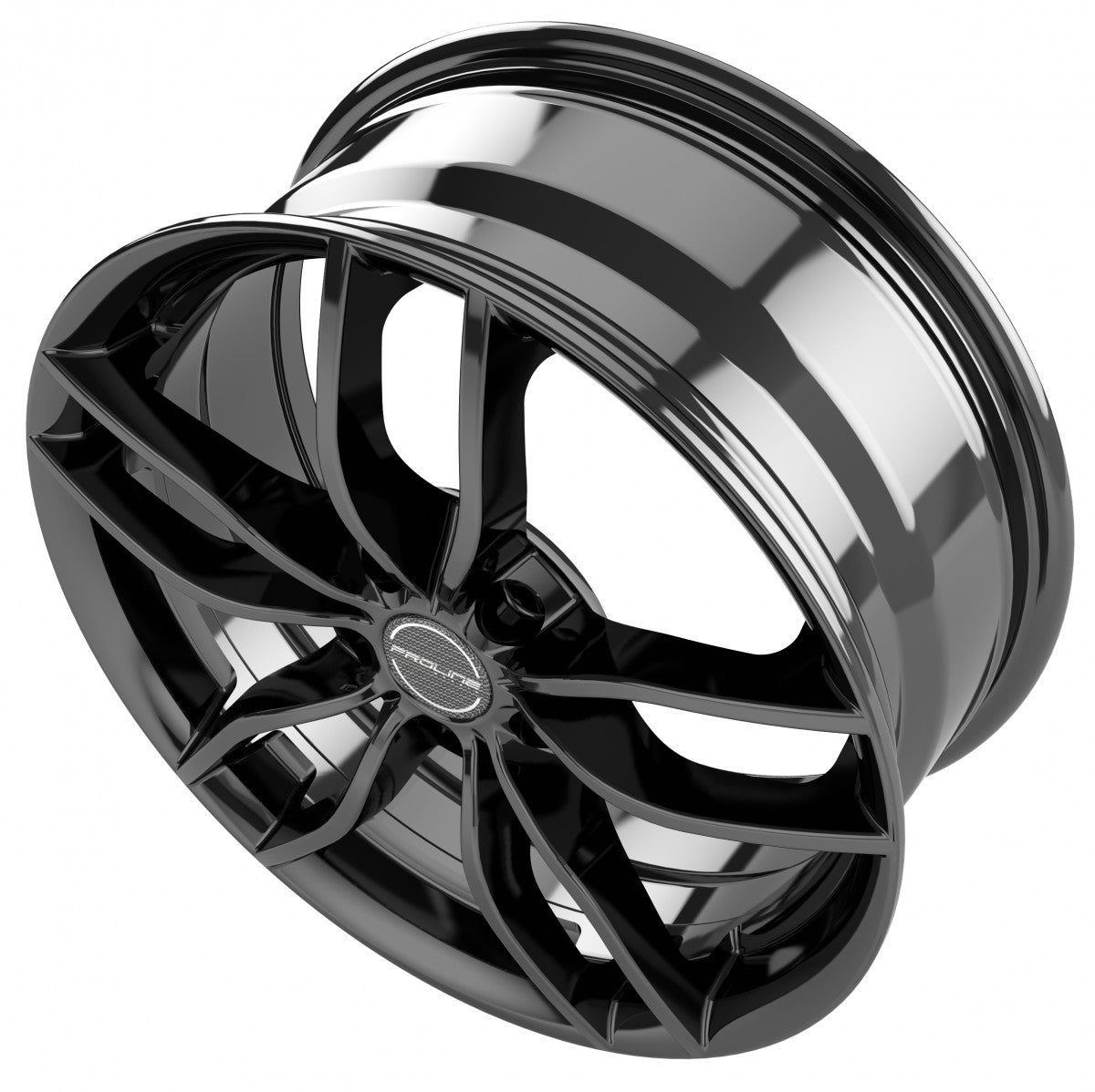 Proline ZX100 black glossy 7.5x18 ET42 - LK5/114.3 ML74.1