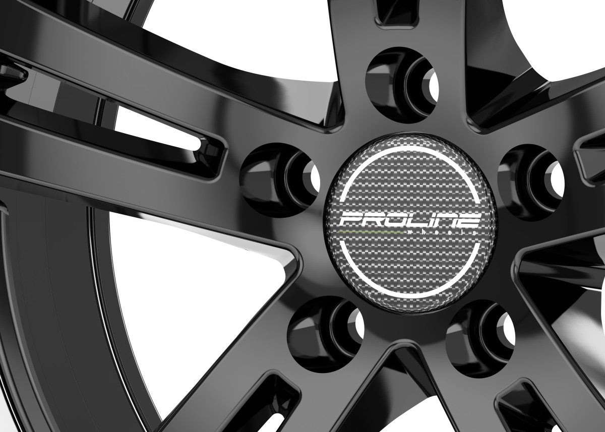 Proline BX700 black glossy 8.5x19 ET45 - LK5/120 ML65.1