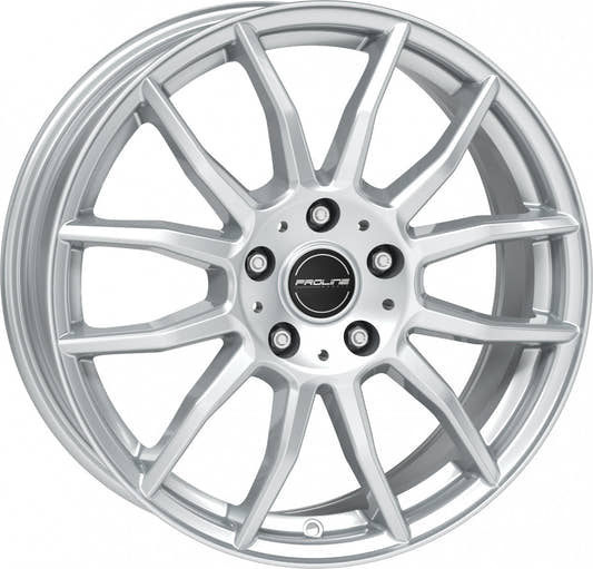 Proline AX100 arctic silver Alufelge 7x17 Zoll ET40 LK 5x114.3 ML74.1