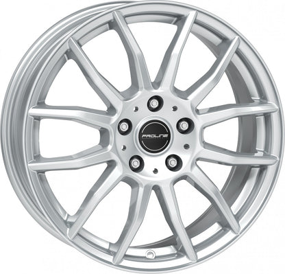 Proline AX100 arctic silver Alufelge 7x17 Zoll ET48 LK 5x114.3 ML74.1