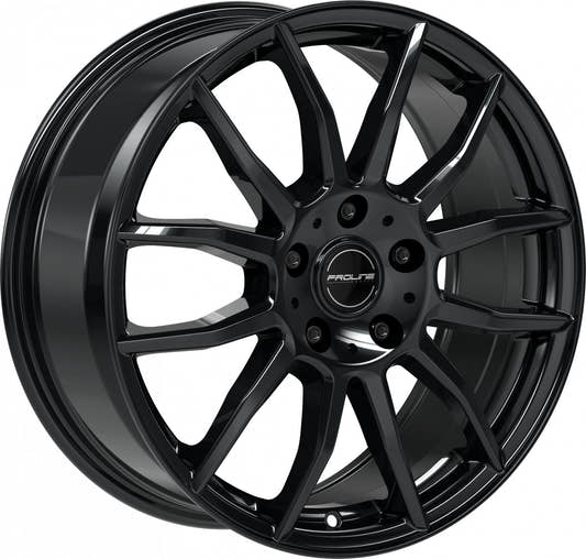 Proline AX100 black glossy 7.5x18 ET42 - LK5/108 ML74.1
