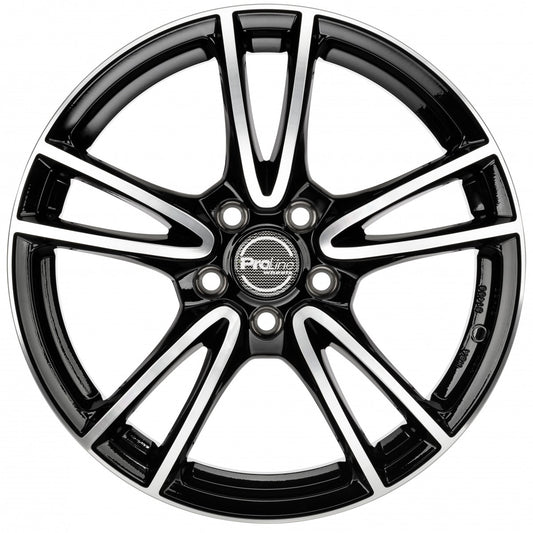 Proline CX300 black polished 8.5x20 ET25 - LK5/112 ML66.5