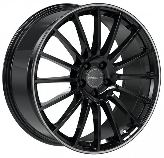 Proline PXW black rim polished Alufelge 8x18 Zoll ET38 LK 5x112 ML66.5