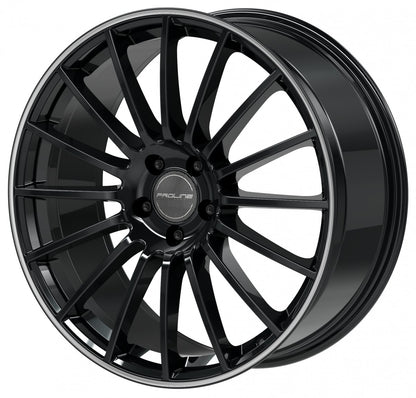 Proline PXW black rim polished 8x18 ET38 - LK5/112 ML66.5