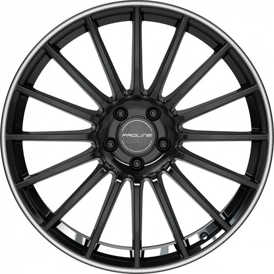 Proline PXW black rim polished Alufelge 8x18 Zoll ET48 LK 5x112 ML66.5