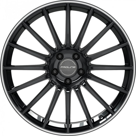 Proline PXW black rim polished 8.5x20 ET38 - LK5/112 ML66.5