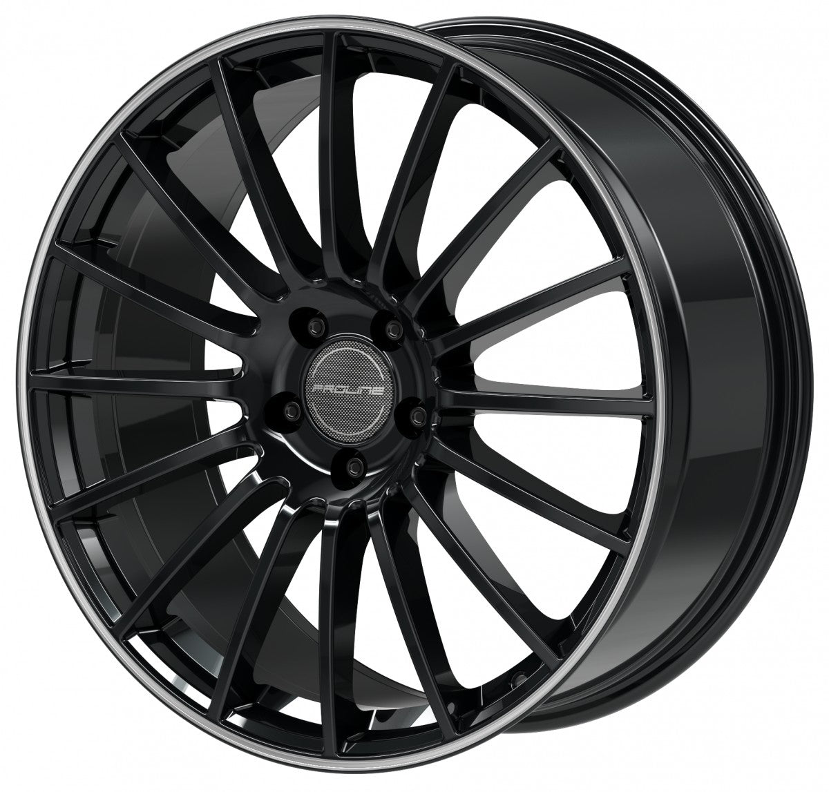 Proline PXW black rim polished 8.5x20 ET38 - LK5/112 ML66.5