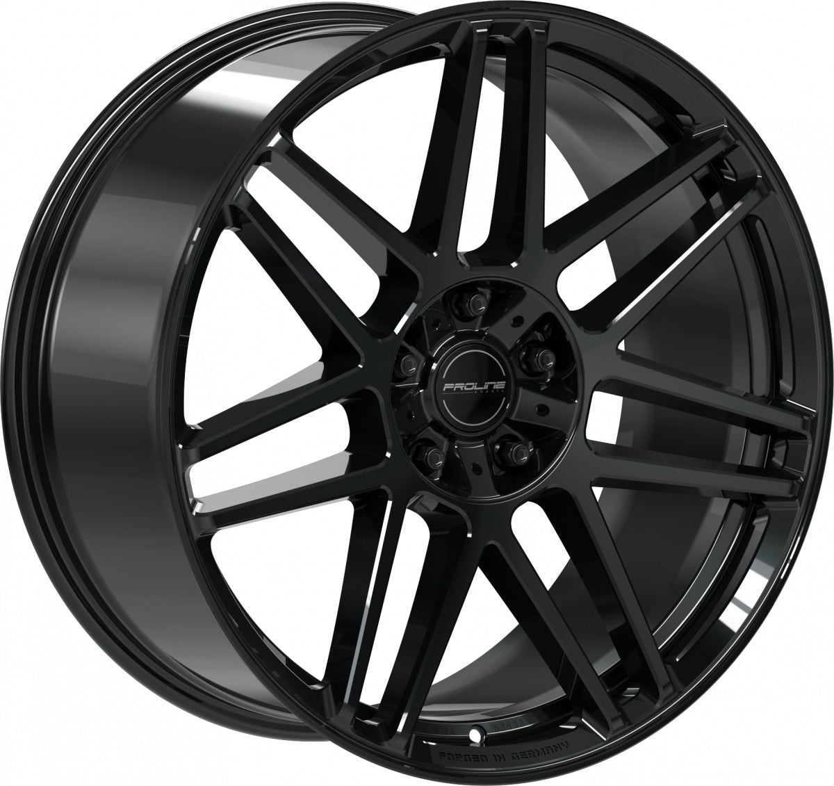 Proline PFG forged black glossy 10x22 ET35 - LK5/130 ML84