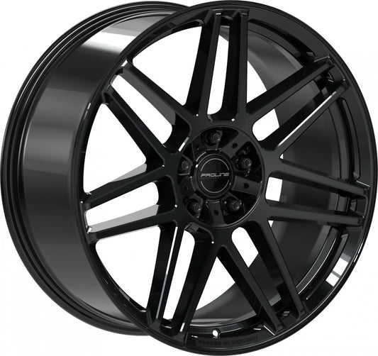 Proline PFG forged black glossy 10x22 ET35 - LK5/130 ML84