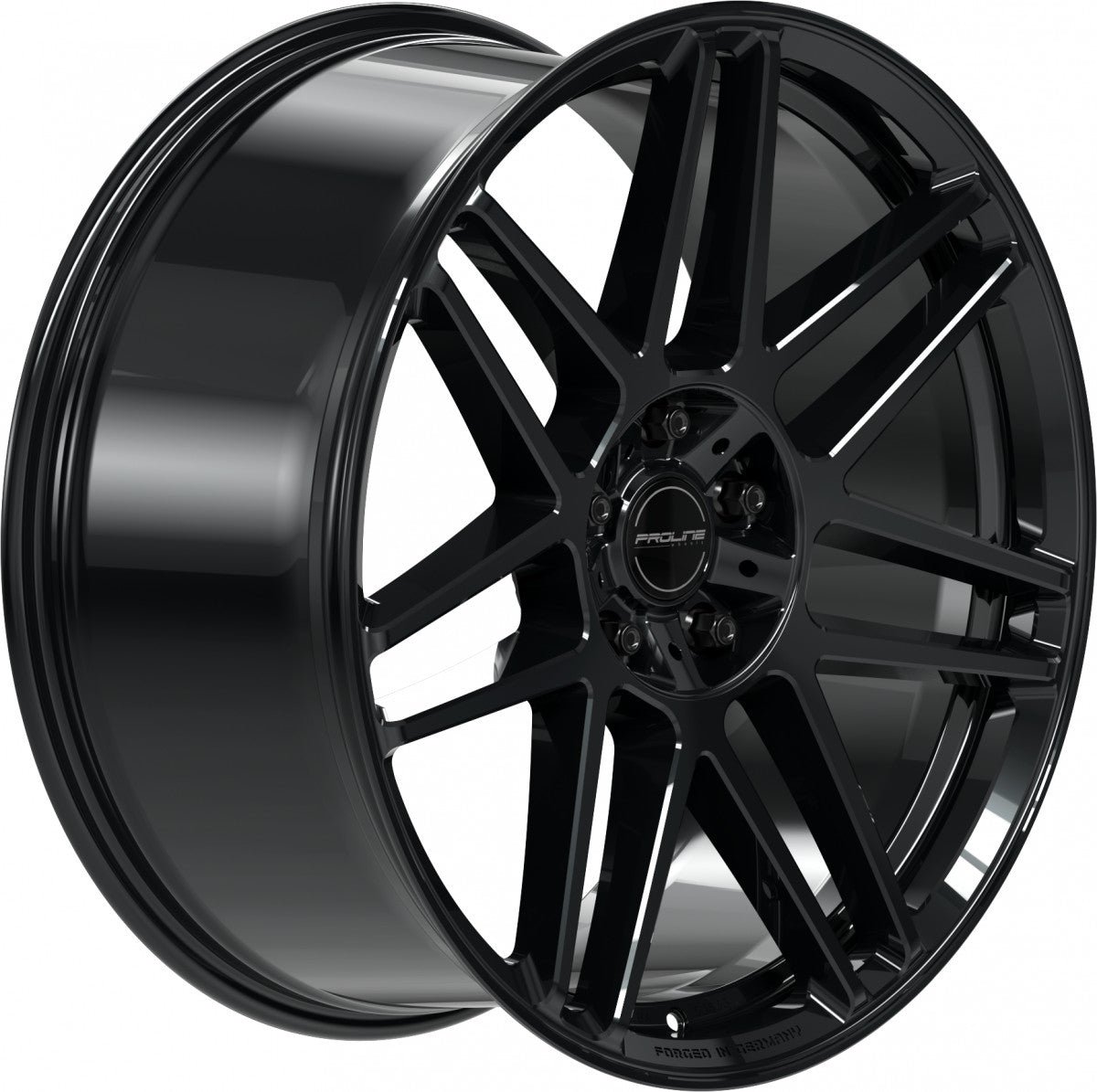 Proline PFG forged black glossy 10x22 ET35 - LK5/130 ML84
