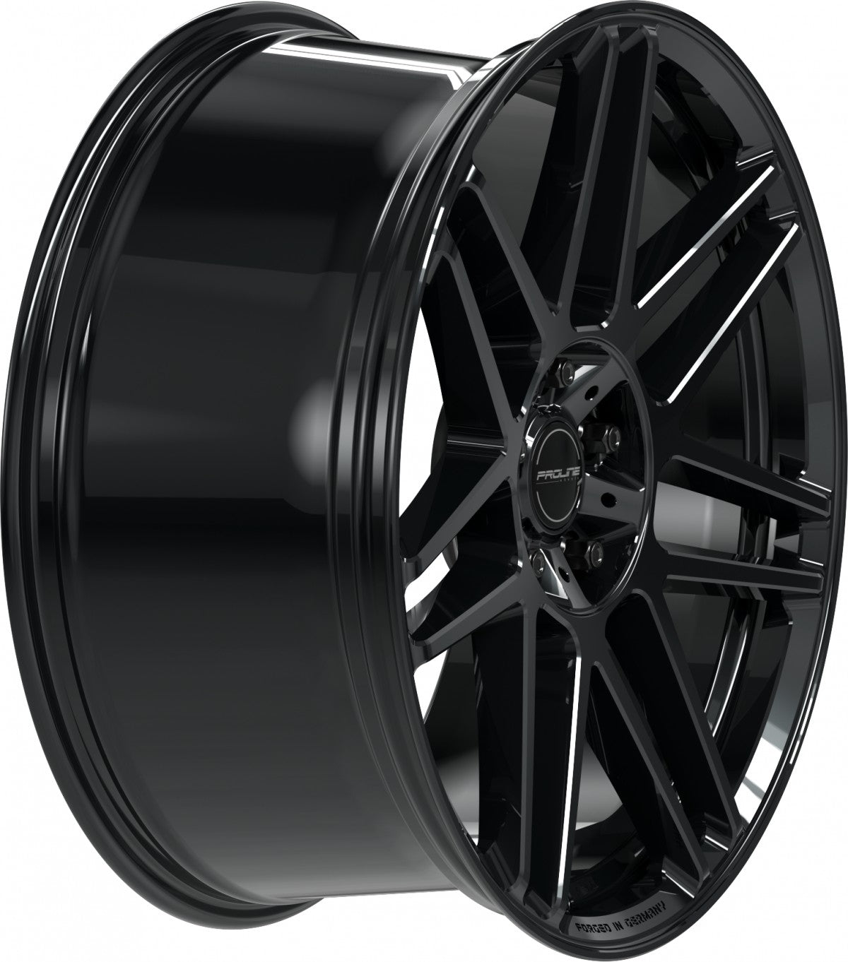 Proline PFG forged black glossy 10x22 ET35 - LK5/130 ML84