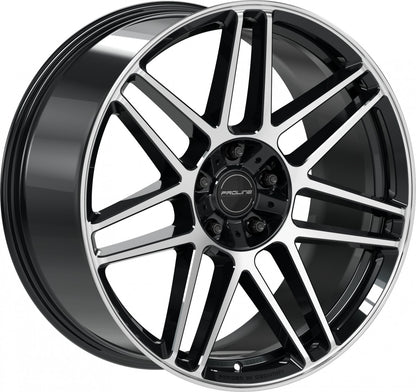 Proline PFG forged black polished 10x22 ET35 - LK5/130 ML84