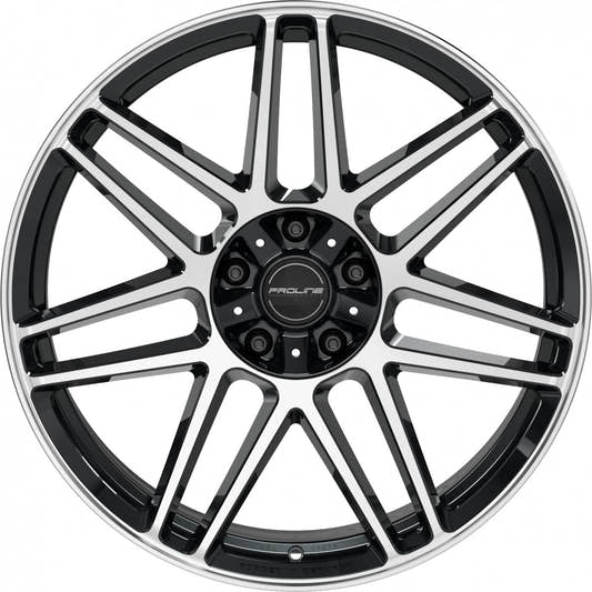 Proline PFG forged black polished 10x22 ET35 - LK5/130 ML84