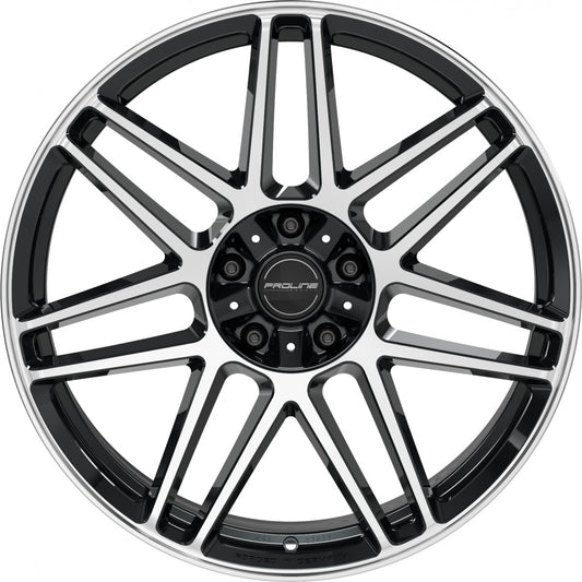 Proline PFG forged black polished 10x22 ET35 - LK5/130 ML84
