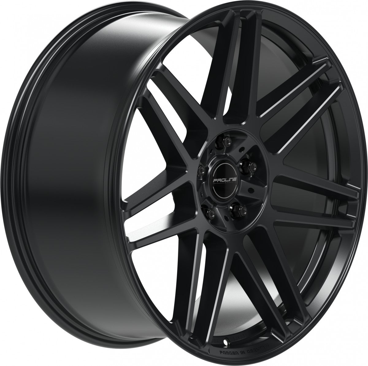 Proline PFG forged black matt 10x22 ET35 - LK5/130 ML84