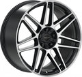 Proline PFG forged black matt polished Alufelge 10x22 Zoll ET35 LK 5x130 ML84